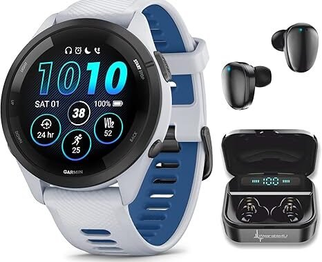 Review of the Wearable4u Garmin Forerunner 265 Music GPS Running Smartwatch